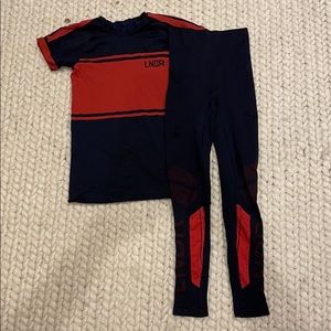 LNDR Seamless workout leggings and shirt